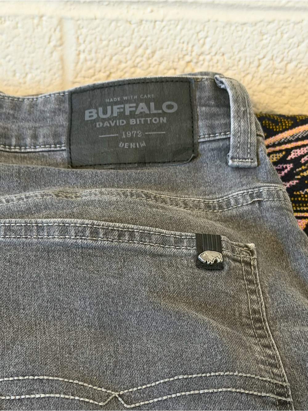 Buffalo David Bitton Men's Gray Slim Jeans